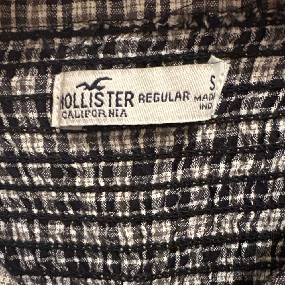 Black and White Plaid Dress Holister Dress - Picture 2 of 12